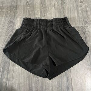 Black Women's Active Running & Workout Shorts